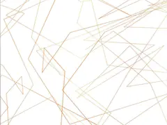 Gold lines on white